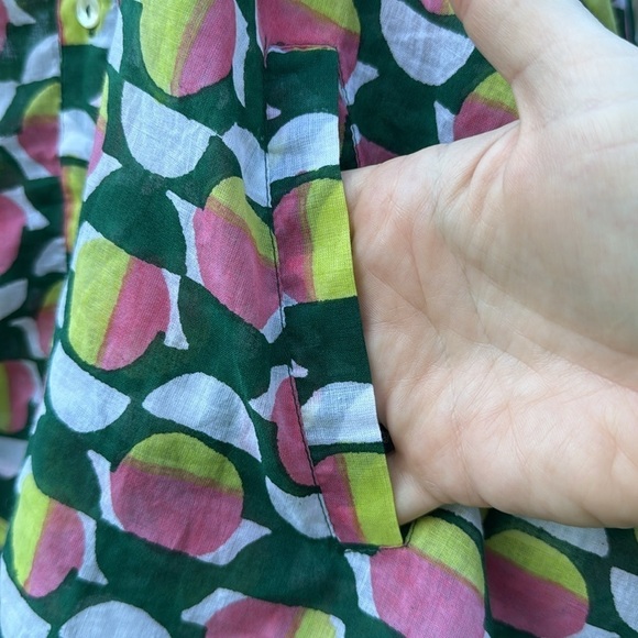 Banjanan cotton button up shirt, size XS - Picture 7 of 7